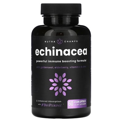 Nutrachamps, Echinacea, 60 vegane Kapseln