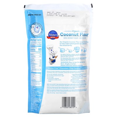 Pillsbury, Bio-Kokosmehl, 1 lb (454 g) Pillsbury, Bio-Kokosmehl, 1 lb (454 g)