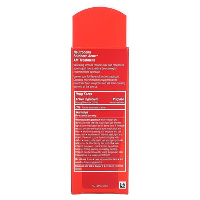 Neutrogena, uparty trądzik AM, 2,0 uncji (56 g) Neutrogena, uparty trądzik AM, 2,0 uncji (56 g)
