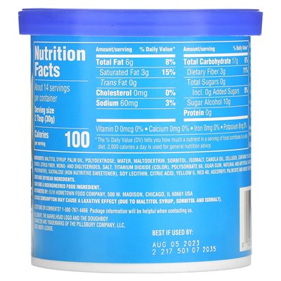 Pillsbury, Zero Sugar, Premium Frosting, Vanilla, 15 oz (425 g)