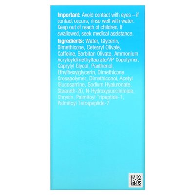 Neutrogena, Hydro Boost + Caffeine Gel Eye Cream, Fragrance Free, 0.5 Ounce (14g)