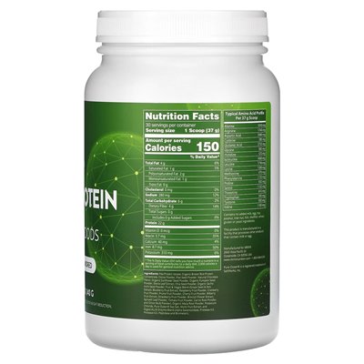 MRM Nutrition, białko wegetariańskie z pożywieniem, czekoladowe o smaku, 2,5 funta (1140 g) MRM Nutrition, białko wegetariańskie z pożywieniem, czekoladowe o smaku, 2,5 funta (1140 g)