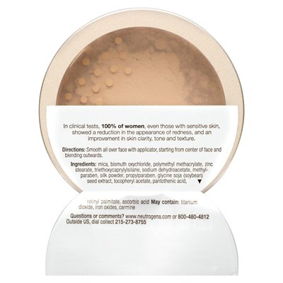 Neutrogena, Sherry Minerals, loses Puder-Foundation, Classic Ivory 10, 5,5 g (0,19 oz.)