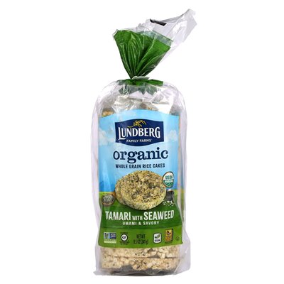 Lundberg, Bio-Vollkorn-Reiskuchen, Tamari mit Seetang, 8,5 oz (241 g)