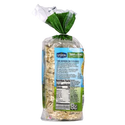Lundberg, Bio-Vollkorn-Reiskuchen, Tamari mit Seetang, 8,5 oz (241 g)