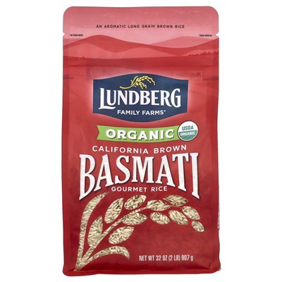 Lundberg, Organic California Brown Basmati Gourmet Rice, 2 lbs (907 g)