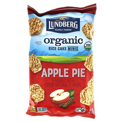 Lundberg, Bio-Reiskuchen-Minis, Apfelkuchen, 5 oz (142 g)