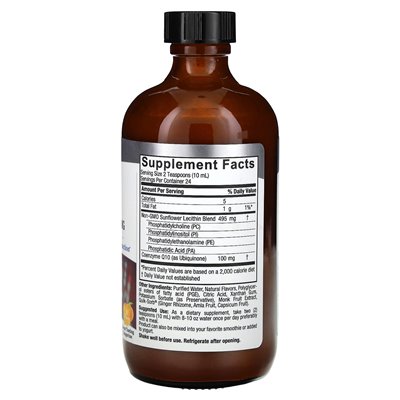 Odpowiedź natury, płynny Co-Q10, Tangerine, 100 mg, 8 fl oz (240 ml)