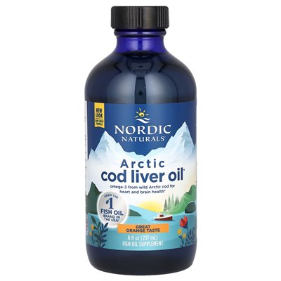Nordic Naturals, arktyka oleju wątroby, pomarańcza, 8 fl oz (237 ml)