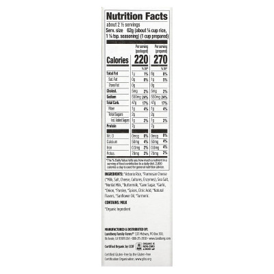 Lundberg, Bio-Risotto, Alfredo, 5,5 oz (156 g)