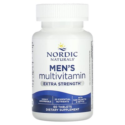 Nordic Naturals, multiwitamina męska, dodatkowa siła, 60 tabletek