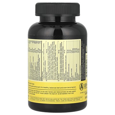 Optimum Nutrition, Opti-Men®, multiwitamina dla aktywnych mężczyzn, 90 tabletek
