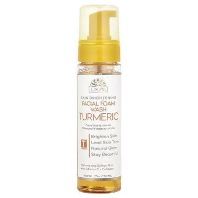 Okay Pure Natural, Hautaufhellender Gesichtswaschschaum, Kurkuma, 7,5 oz (221 ml)