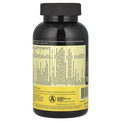 Optimum Nutrition, Opti-Men®, multiwitamina dla aktywnych mężczyzn, 240 tabletek
