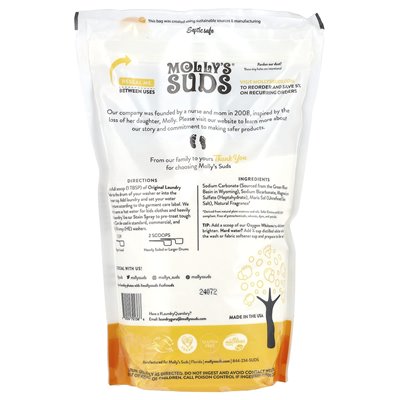 Sudy Molly, oryginalny proszek prania, cytrusowy grove, 79 uncji (2,23 kg) Sudy Molly, oryginalny proszek prania, cytrusowy grove, 79 uncji (2,23 kg)