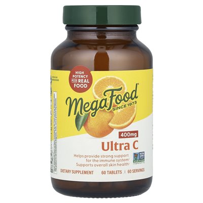 Megafood, Ultra C, 400 mg, 60 tabletek Megafood, Ultra C, 400 mg, 60 tabletek