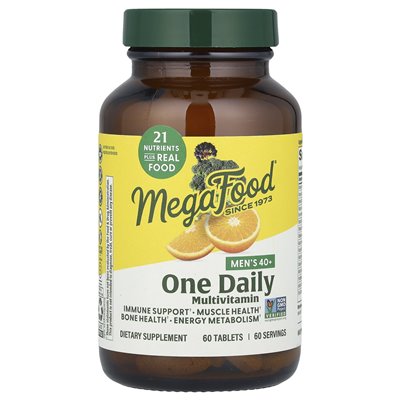 Megafood, Men 40+ One Daily Multivitamin, 60 Tablets