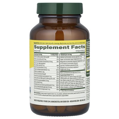 Megafood, Men 40+ One Daily Multivitamin, 60 Tablets