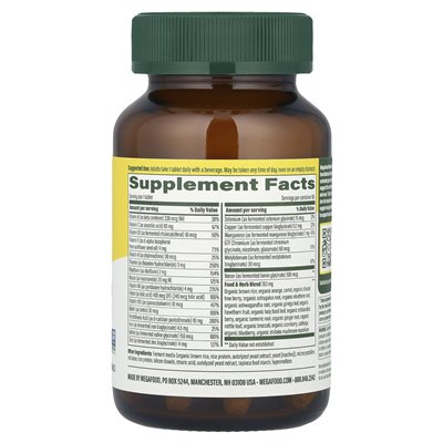 Megafood, 40+ one daily multivitamin, 60 tablets