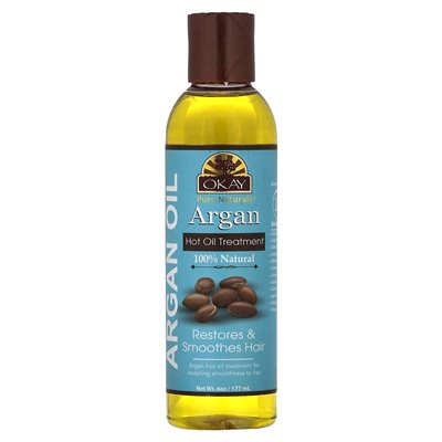 OK Pure Naturals, Argan Hot Oil Traktat, 6 uncji (177 ml)