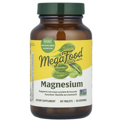Megafood, magnesium, 60 tablets