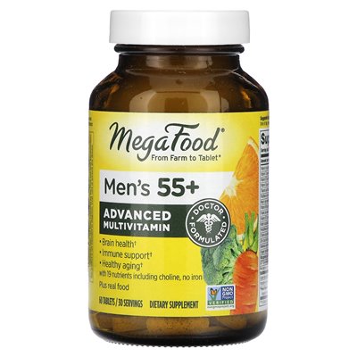 Megafood, 55+, zaawansowana multiwitamina, 60 tabletek Megafood, 55+, zaawansowana multiwitamina, 60 tabletek