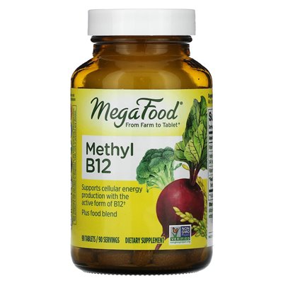 Megafood, Methyl B12, 90 tablets