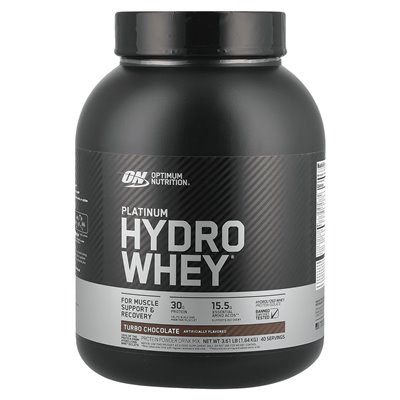 Optimum Nutrition, Platyna Hydro Whey, Turbo Czekolada, 3.61 funta (1.64 kg)