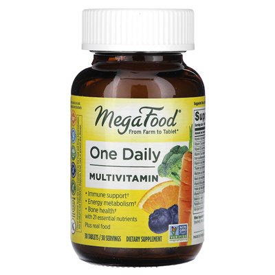 Megafood, One Daily Multivitamin, 30 Tablets