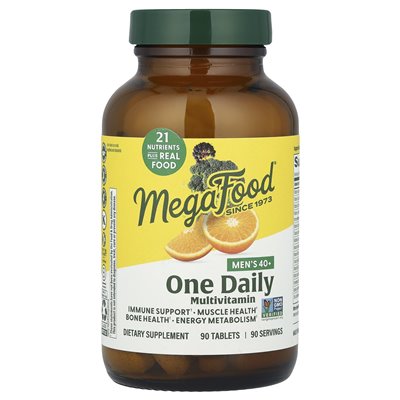 Megafood, Men 40+ One Daily Multivitamin, 90 Tabletten