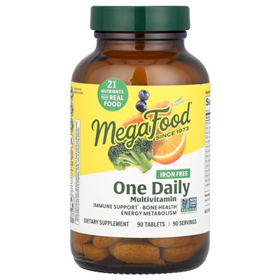 Megafood, One Daily Multivitamin, Iron Free, 90 Tablets