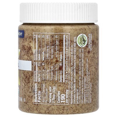 Maranatha, Bio-Rohmandelbutter, knusprig, 12 oz (340 g)