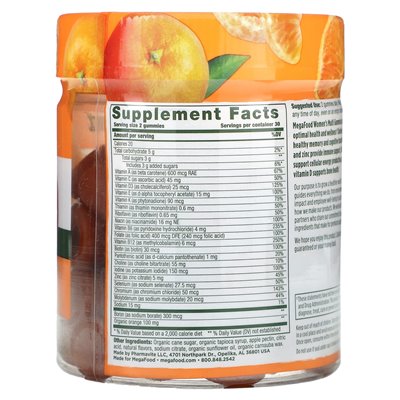 Megafood, Multi, Mandarine, 60 Stück
