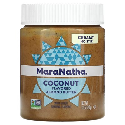 Maranatha, Bio-Mandelbutter, Kokosnuss, cremig, 12 oz (340 g)