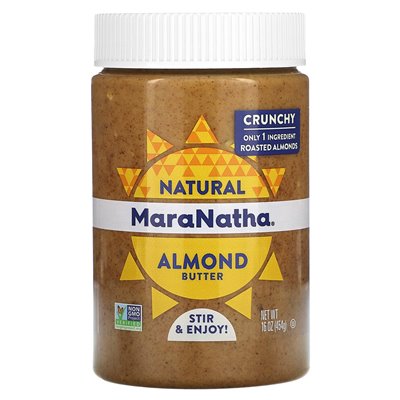 Maranatha, natürliche Mandelbutter, knusprig, 16 oz (454 g)