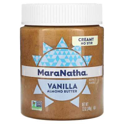Maranatha, almond butter, creamy, vanilla, 12 oz (340 g)