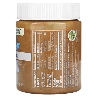 Maranatha, almond butter, creamy, vanilla, 12 oz (340 g)