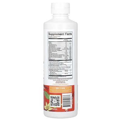 Maryruth's, ekologiczne multiwitaminowe liposomalne, waniliowe brzoskwinie, 15.22 Fl Oz (450 ml)