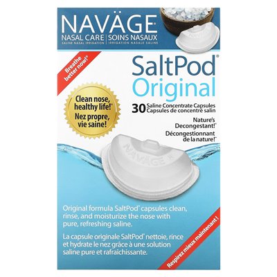 Navage, opieka nosowa, nawadnianie nosowe soli fizjologiczne, oryginał salepod, 30 kapsułek koncentratowych soli fizjologicznej Navage, opieka nosowa, nawadnianie nosowe soli fizjologiczne, oryginał salepod, 30 kapsułek koncentratowych soli fizjologicznej