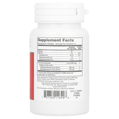 Protokół Bilans Life, omega-3, 1000 mg, 30 miękkich