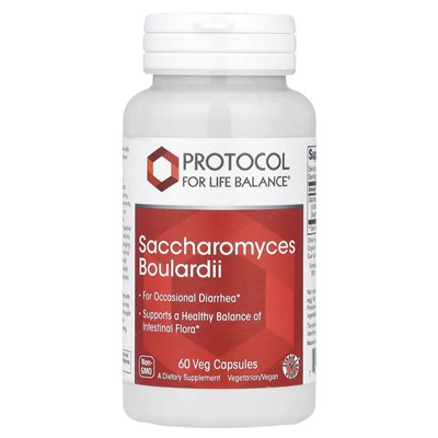 Life Balance Protocol, Saccharomyces boulardii, 60 Gemüsekapseln
