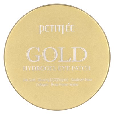 Petitfee, Gold Hydrogel Eye Patch, 60 Patches
