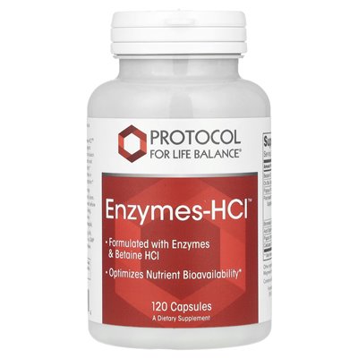 Life Balance Protocol, enzymes-HCl ™, 120 capsules