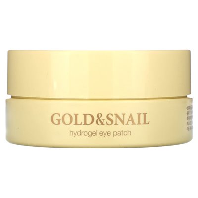 Petitfee, Gold &amp Snail Hydrożel Eye Patch, 60 łatek