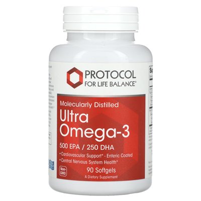 Balance Life Protocol, Ultra Omega-3, 500 EPA / 250 DHA, 90 Softgels