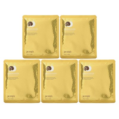 Petitfee, Gold & Snail Hydrogel Beauty Mask, 5 sheets, 30 g