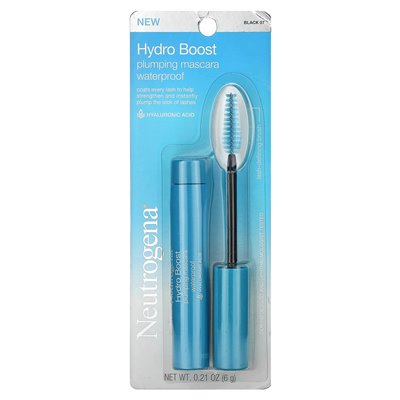 Neutrogena, hydro plump mascara, waterproof, black 07, 0.21 oz (6 g)