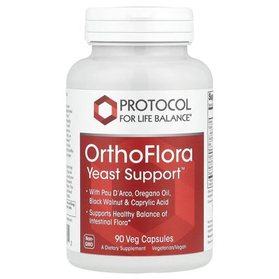 Life Balance Protocol, Orthoflora Yeast Support™, 90 Gemüsekapseln