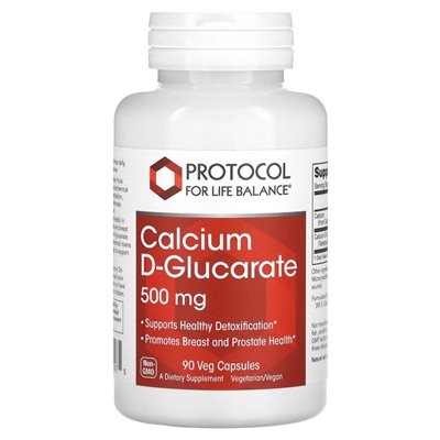 Life Balance Protocol, Calcium D-Glucarat, 500 mg, 90 Gemüsekapseln