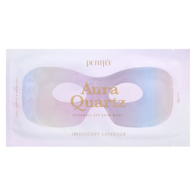 Petitfee, kwarc Aura, maska ​​kosmetyczna strefy oczu hydrożelowego, opalizująca lawenda, 1 maska, 9 g